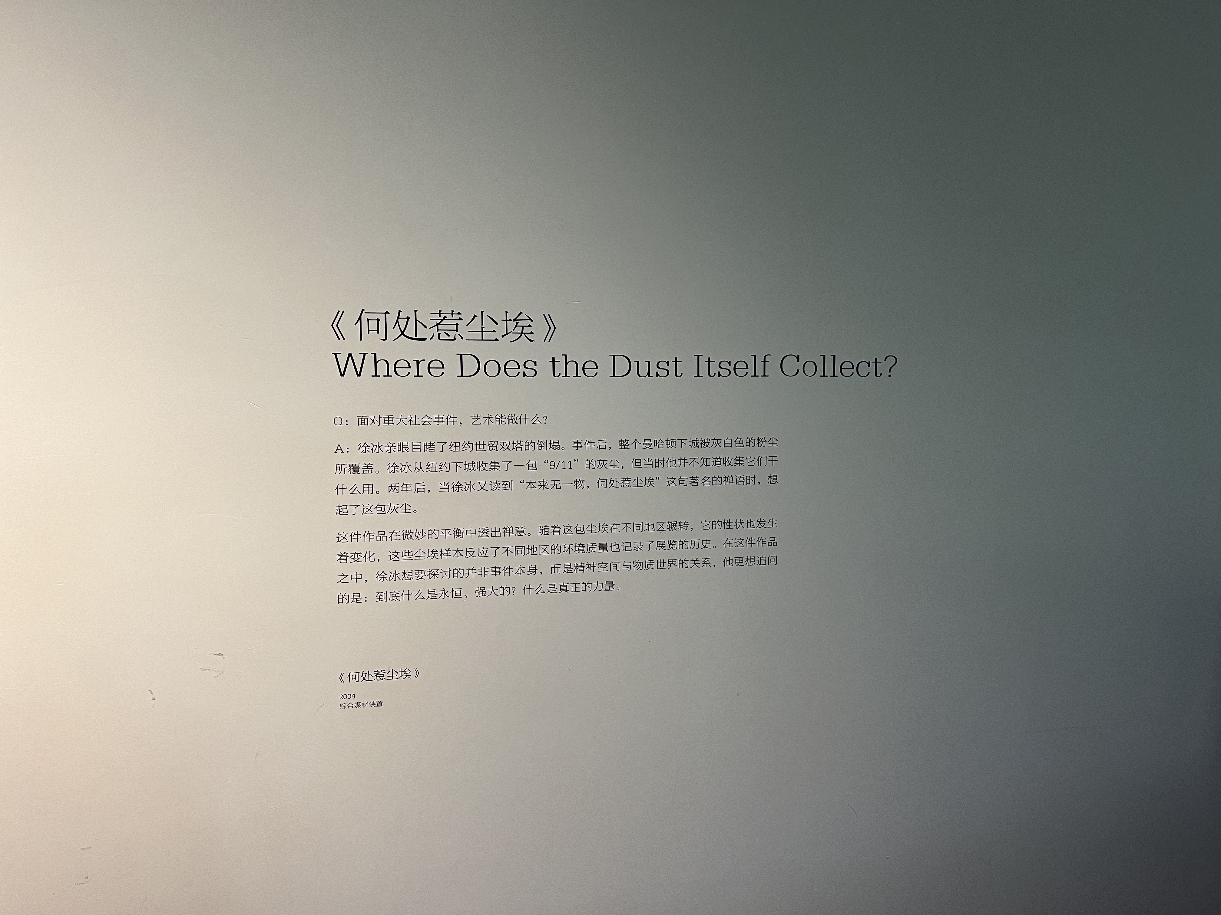 《何处惹尘埃》介绍文本