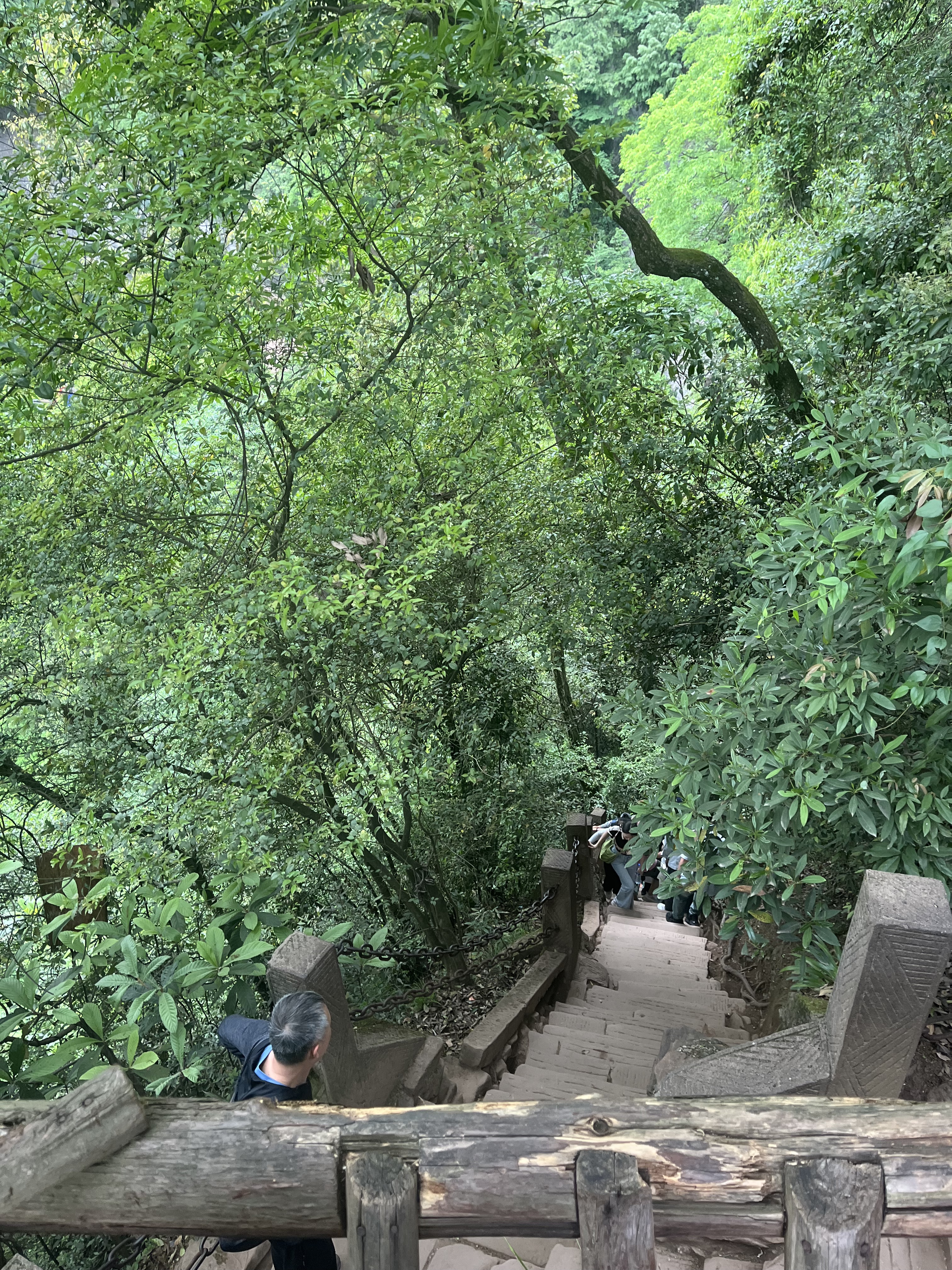 极为陡峭的山路